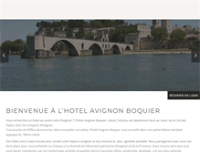 Tablet Screenshot of hotel-boquier.com